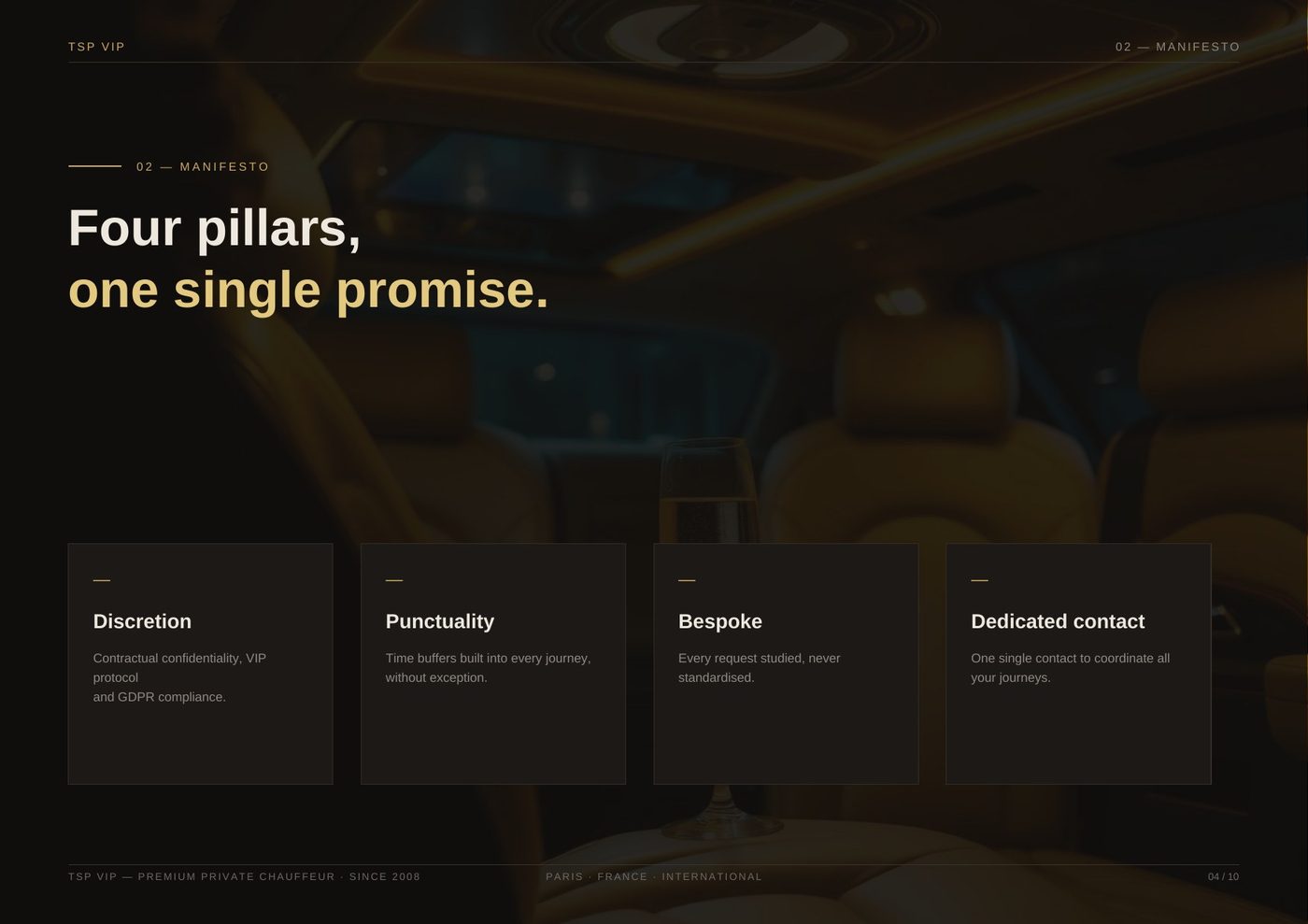 TSP VIP Brochure — English — page 4